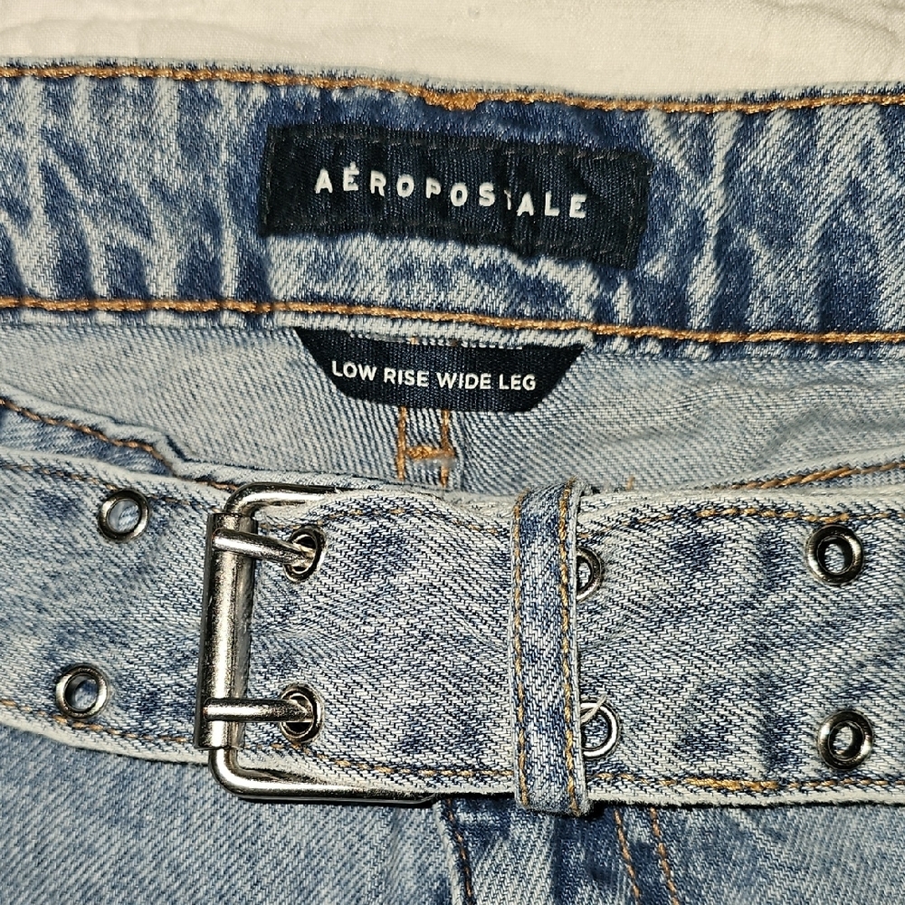 Aeropostale Light Blue Denim Pants - Picture 2 of 7